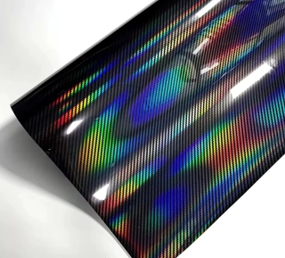 5D Holografická Karbon Vinyl Wrap Folie 1.52m x 18m